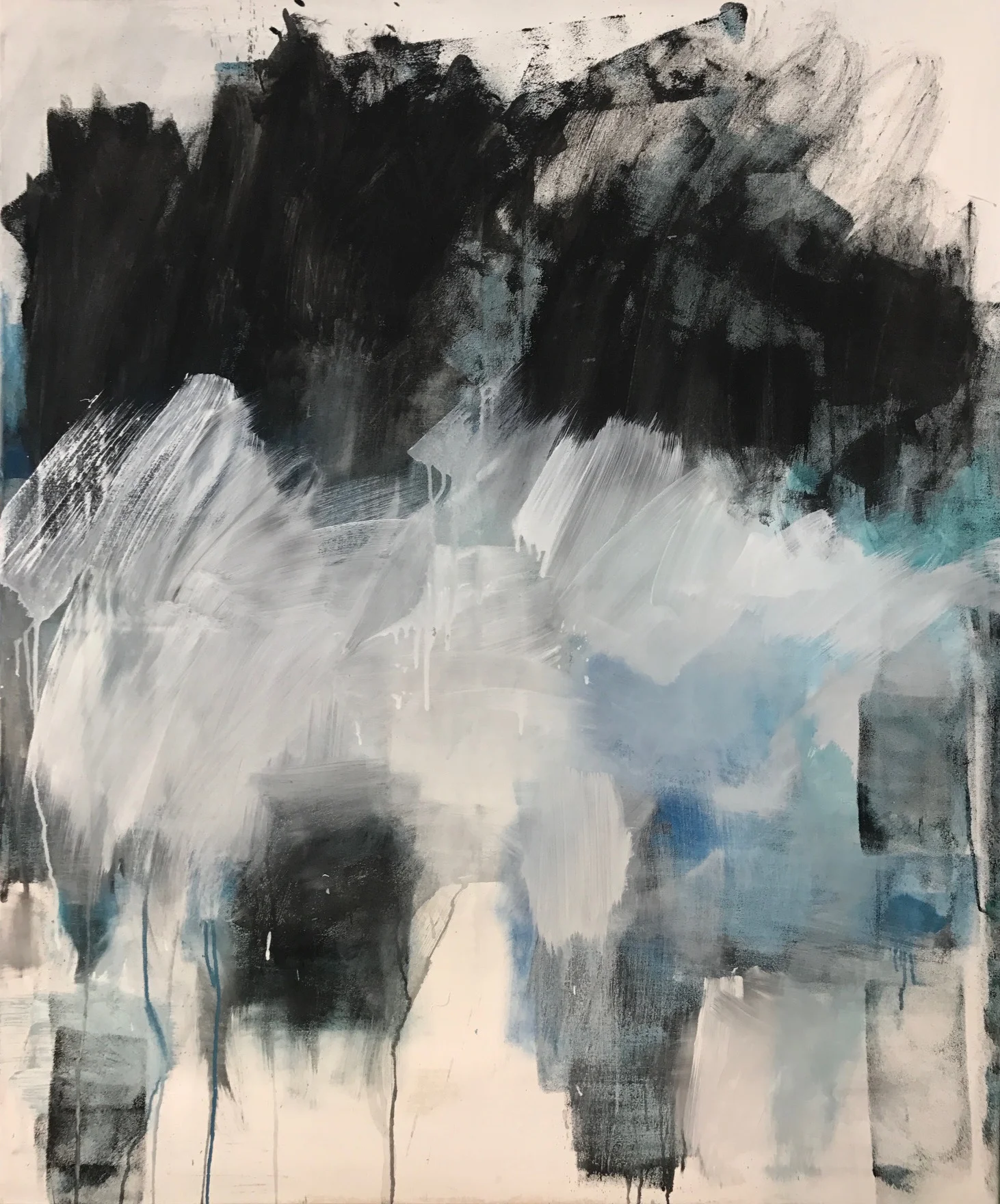 der Aufbruch vergisst sein Ziel, 120x100