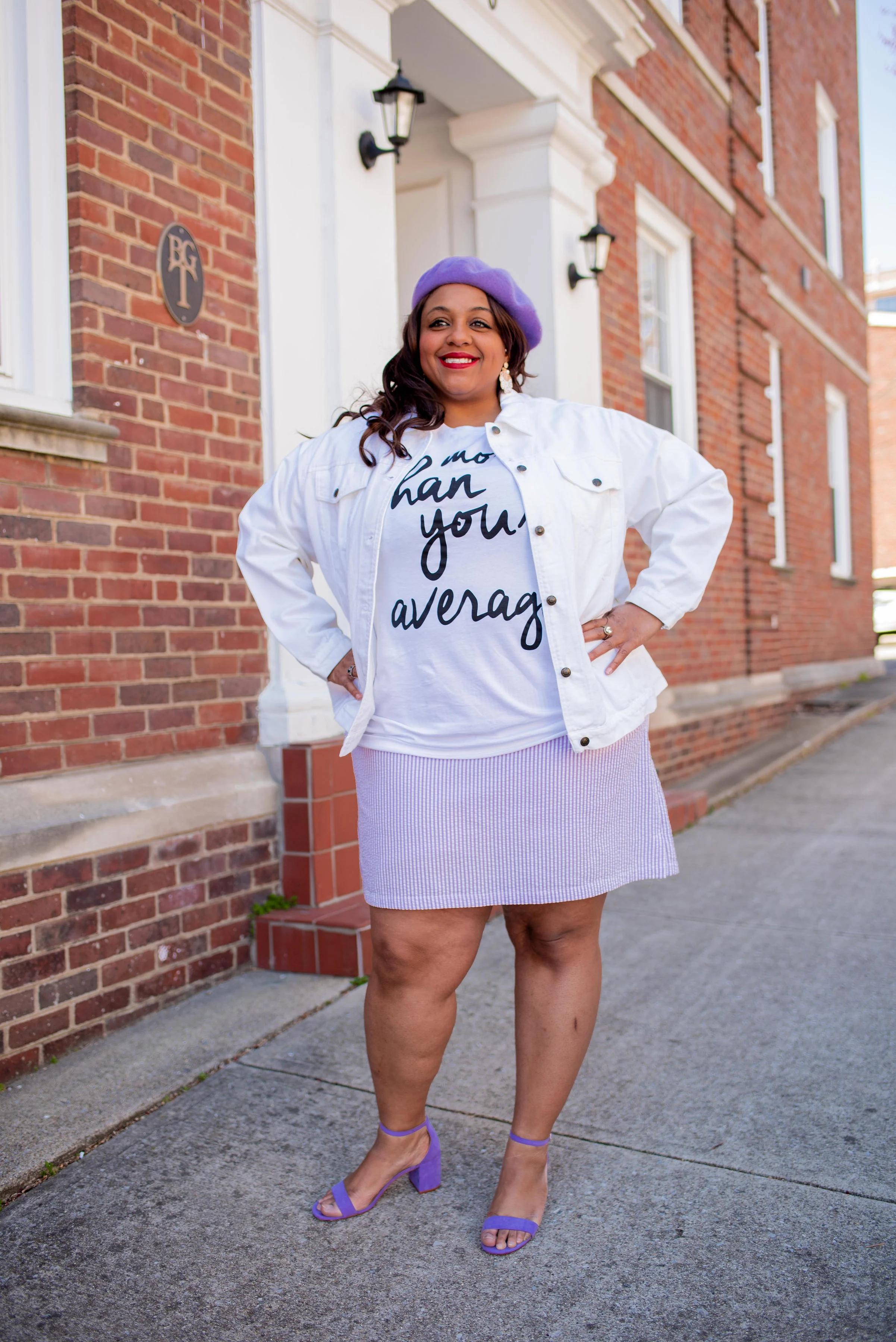 The Statement White Denim Jacket.