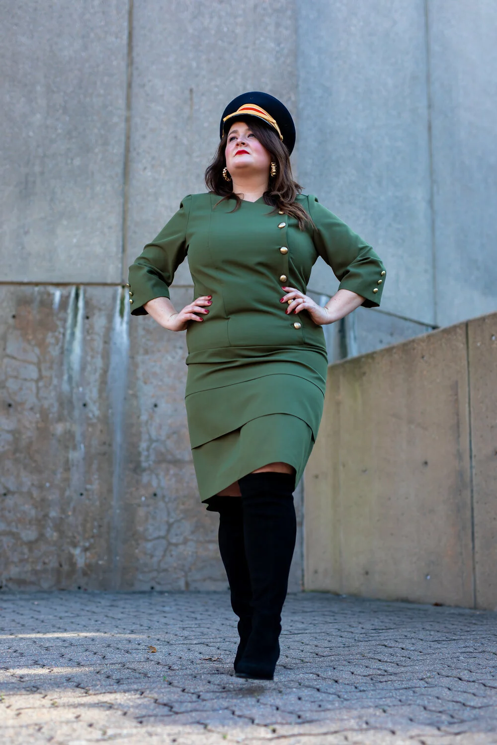 green emerald velvet dress Statement-Back Long Formal Dress with Sequin Print