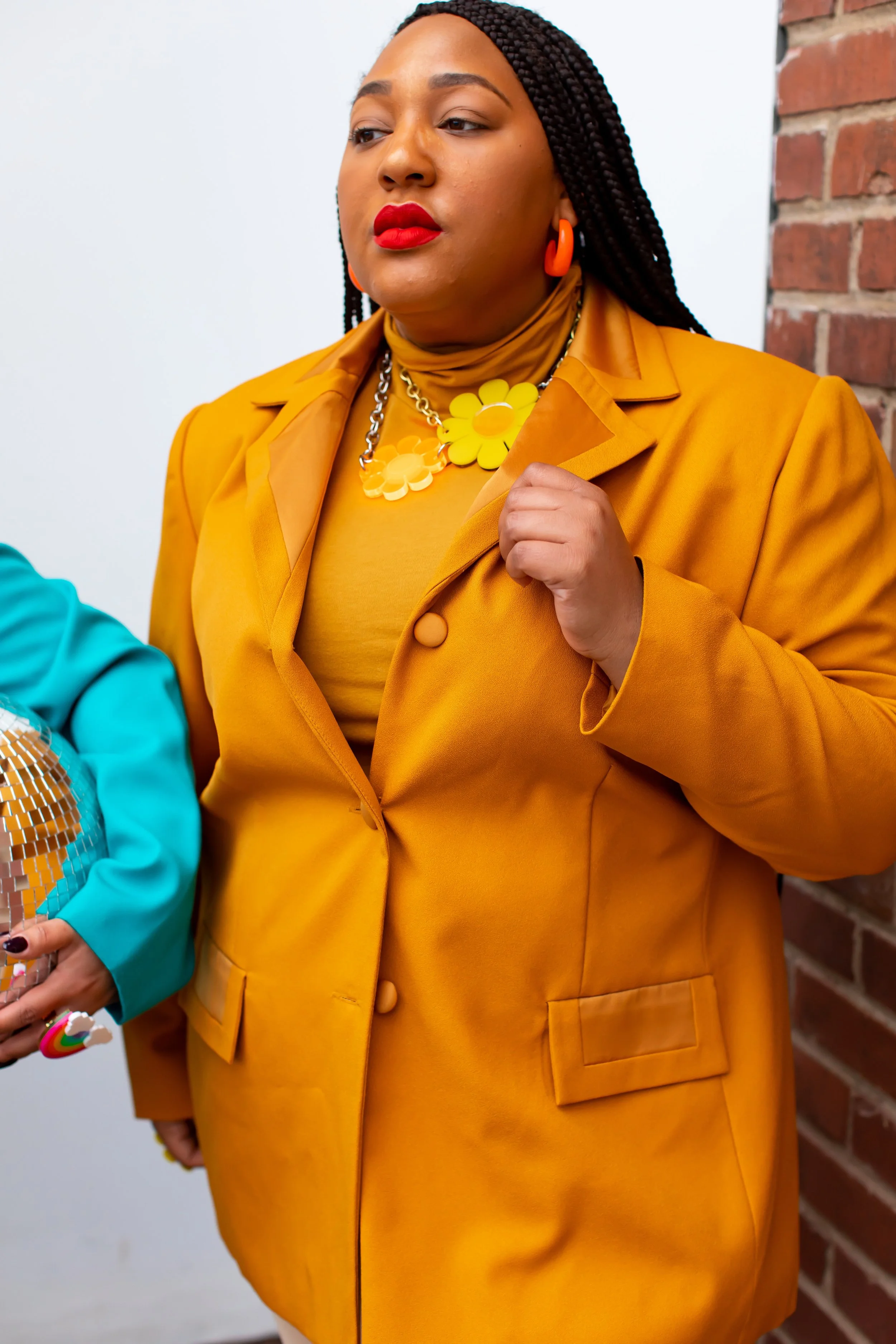 Bold Statement Yellow Blazer with 