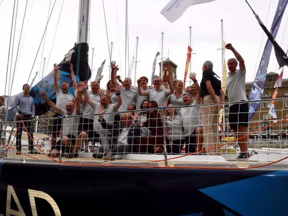 With our fantastic crew