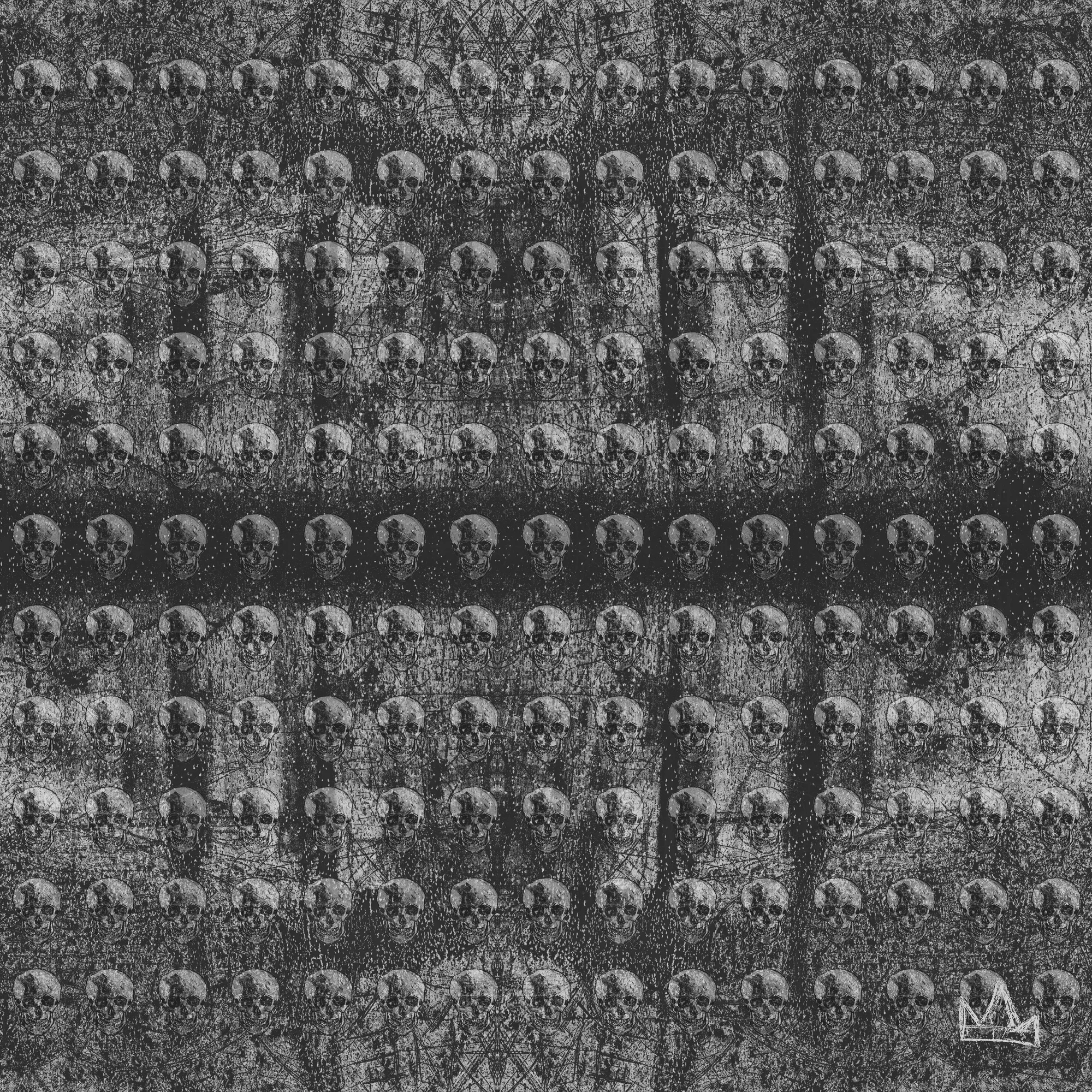 LITTLE SKULLS BLACK & WHITE
