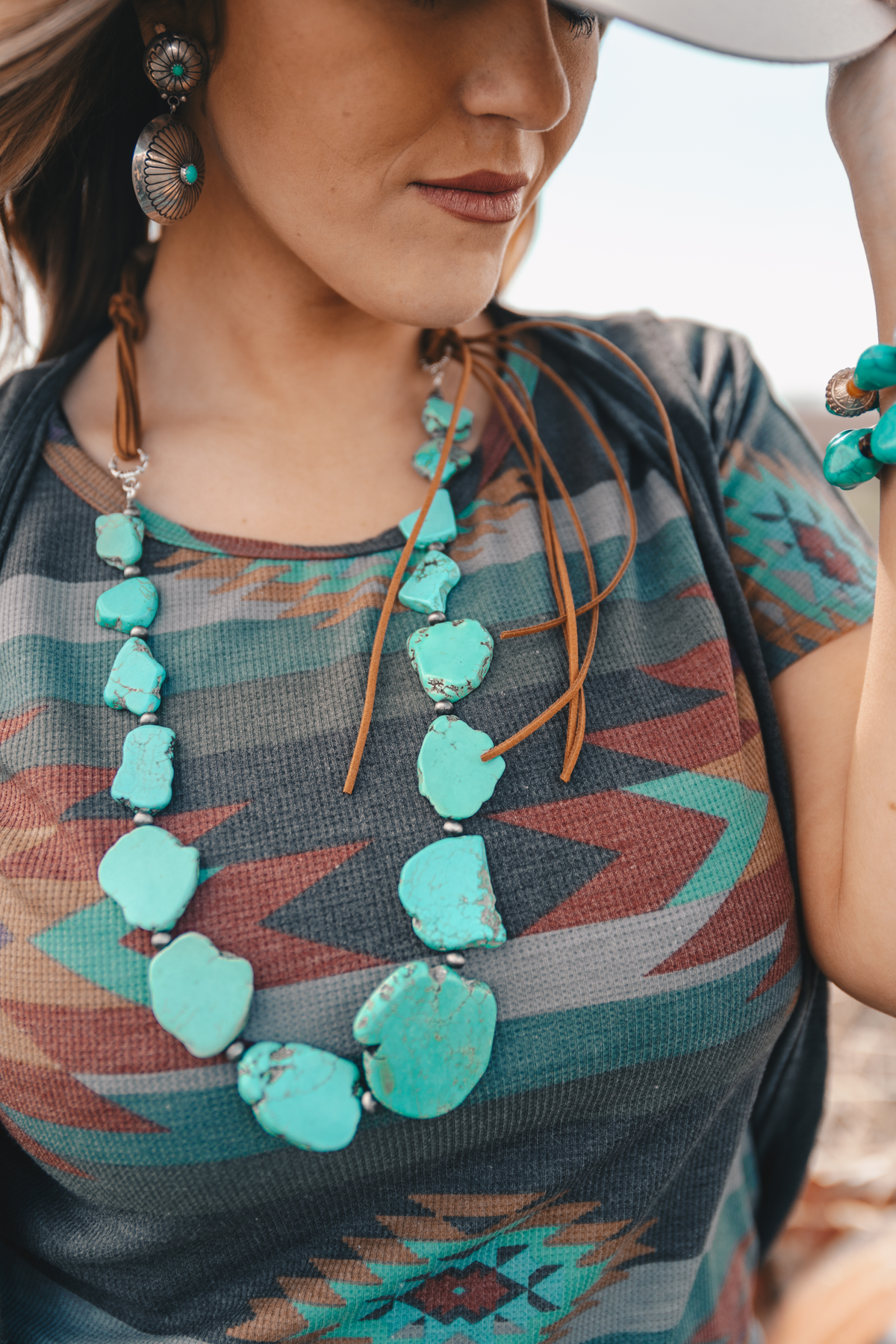 Wild Rag Boutique has the perfect variety of turquoise pieces to suit your own cowgirl style. #wildragboutique #turquoisejewelry #cowgirlstyle #onlineshopping #westernfashion #bohowestern #cowgirl