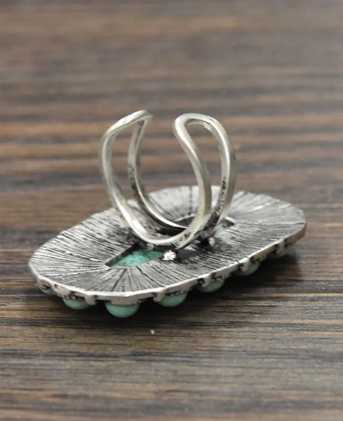 Turquoise and beautiful metal detail on the Coyote Ring from Wild Rag Boutique. #wildragboutique #bohowestern #western #cowgirlstyle #cowgirl #fashion #style