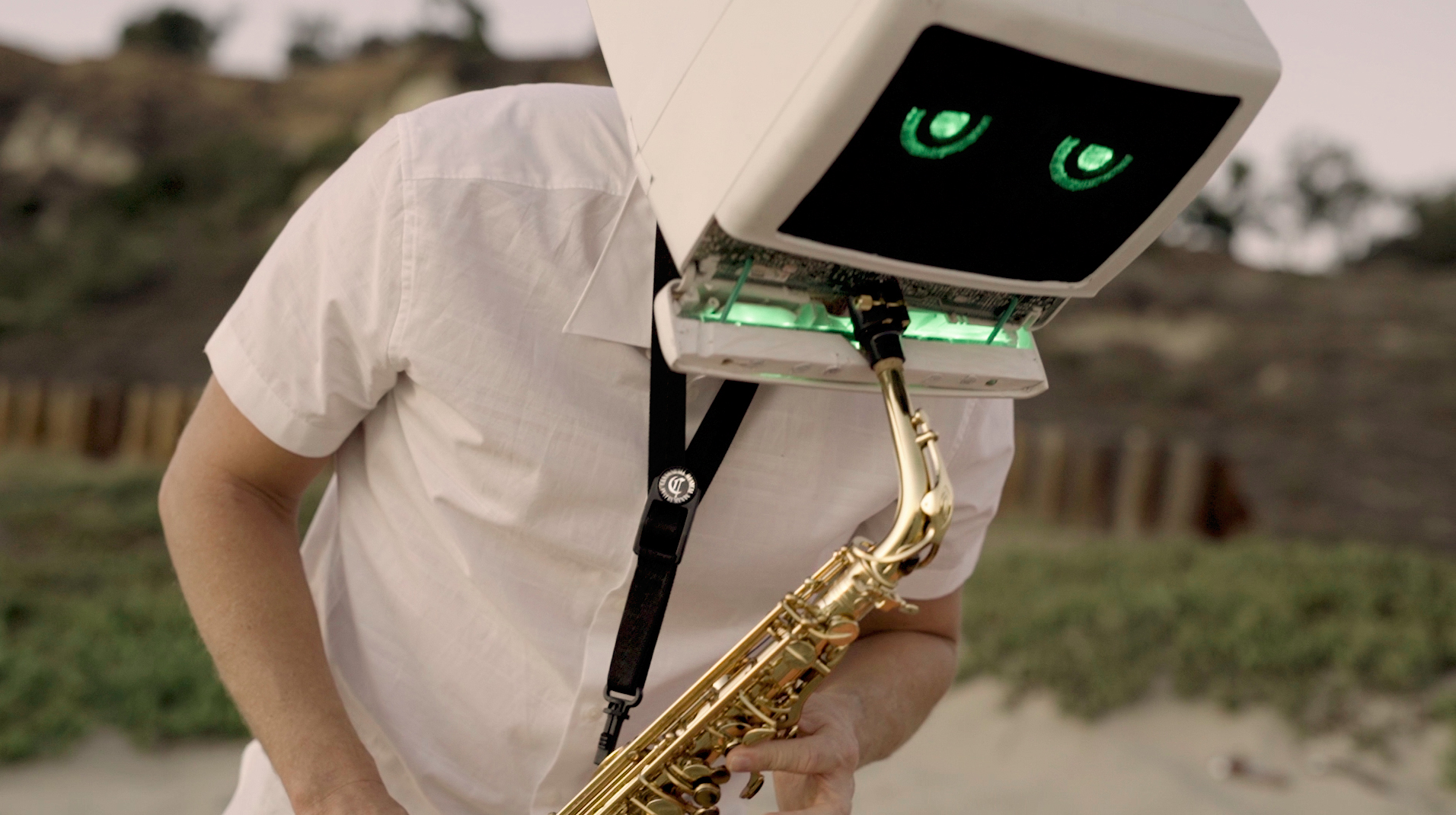 Saxophone playing Robot