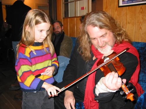 McKensey Chapman, 10 years old: " I enjoyed his music & his outgoing personality. I was very saddened by his death. I am honored to have his autograph on my violin. "