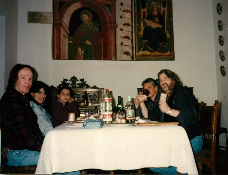 Bill and Johnny as guests with fine European hospitality