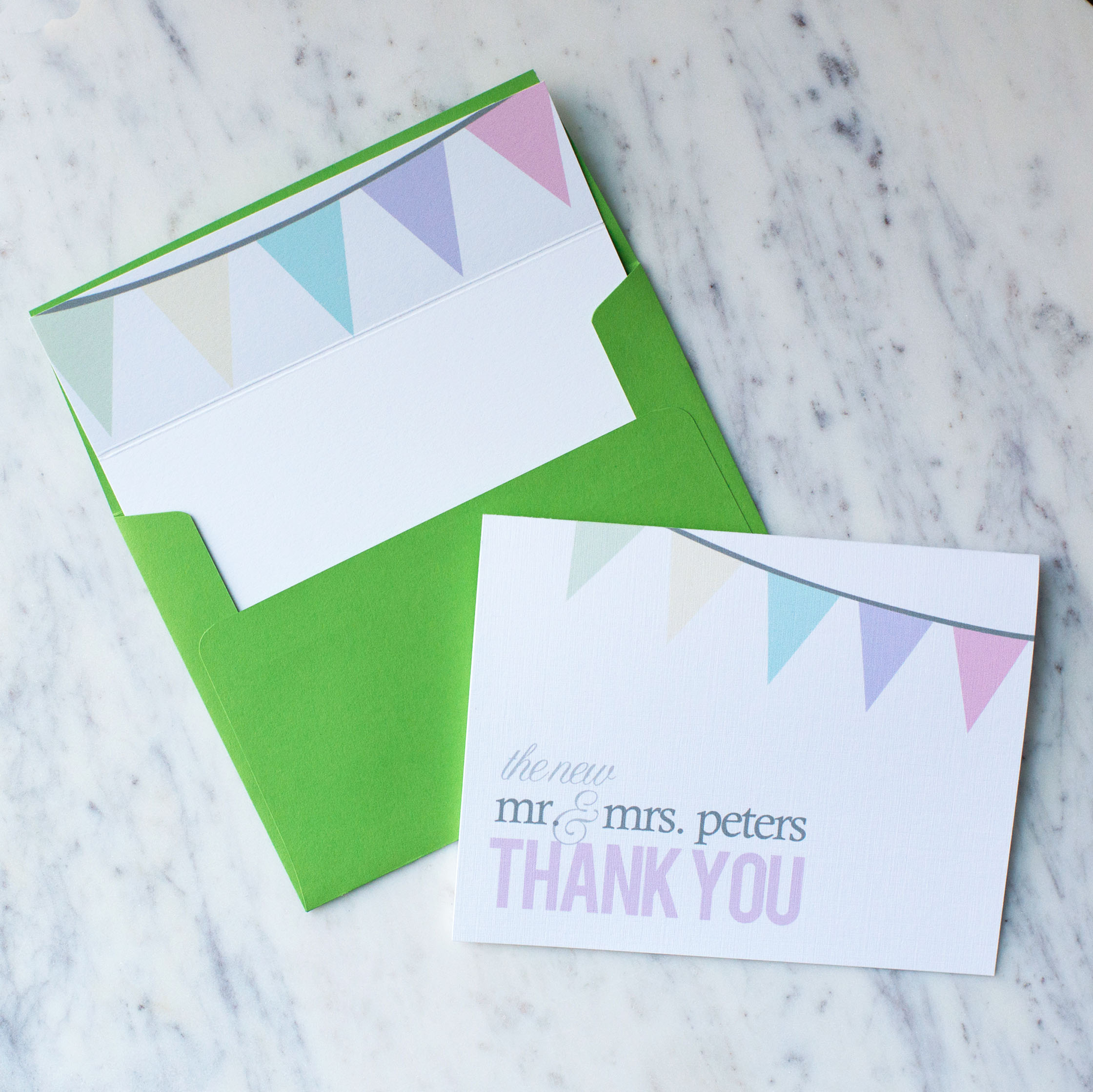 Personalized Banner Stationery Set