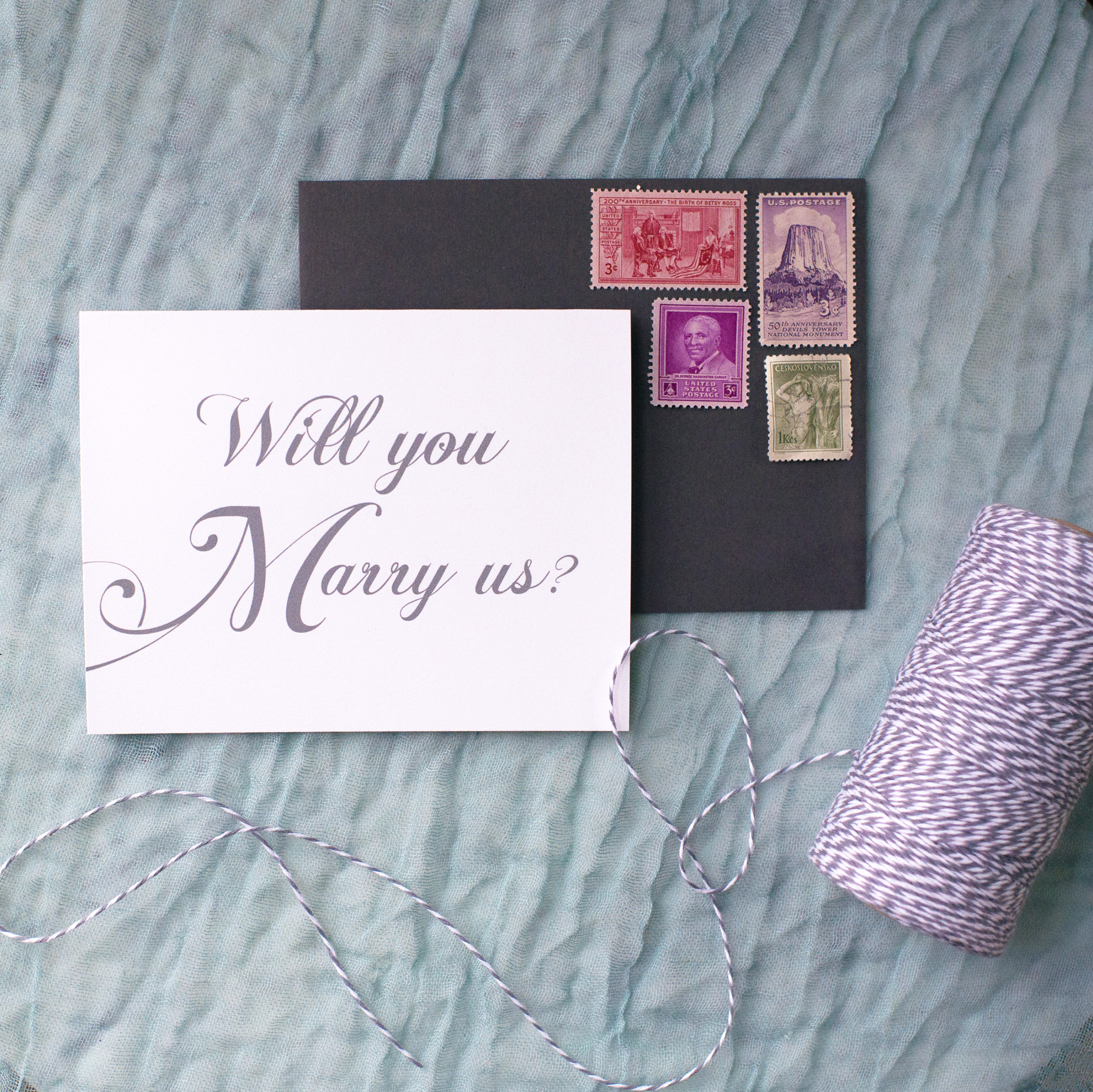 Will you Marry Us Card
