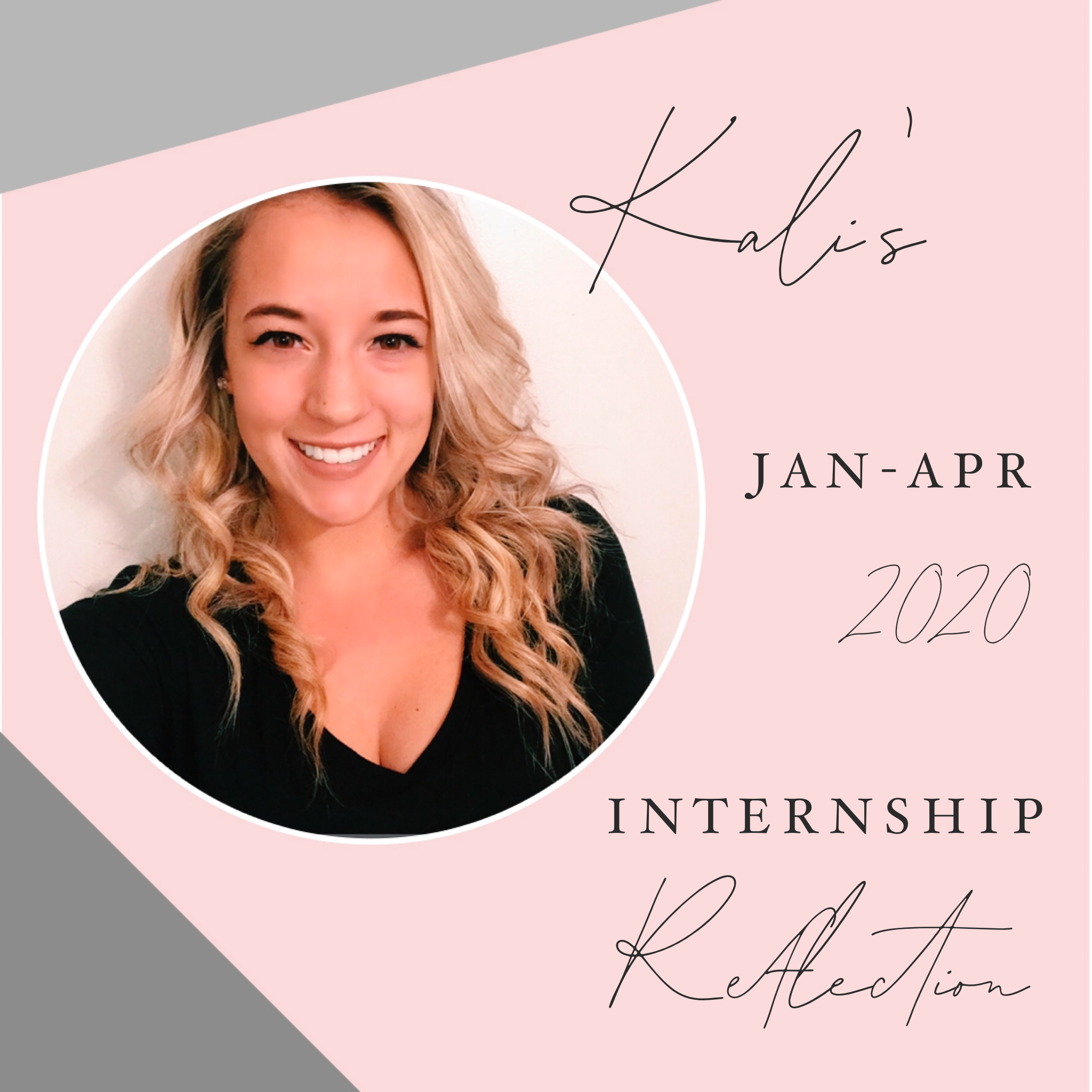 Kali's Spring 2020 Internship Reflection