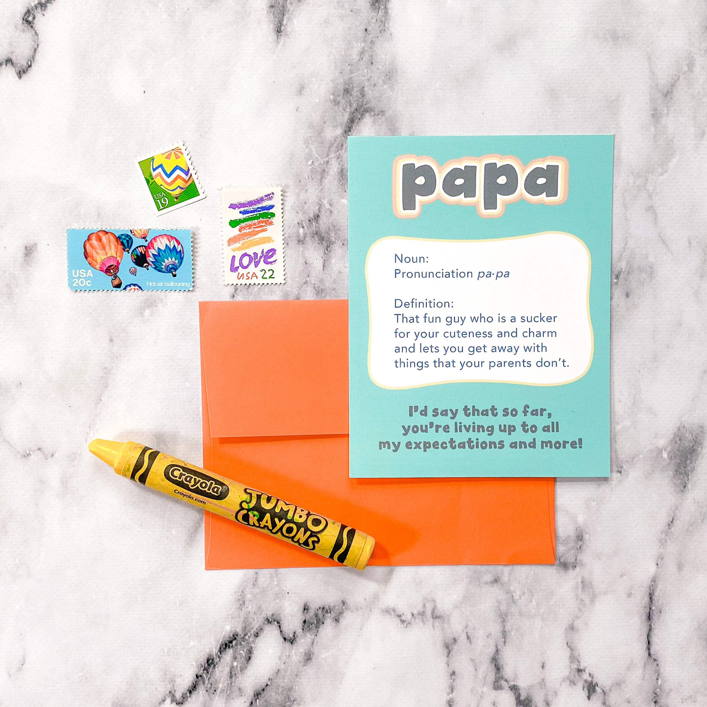 NEW LISTING: The Definition of Papa Father's Day Card