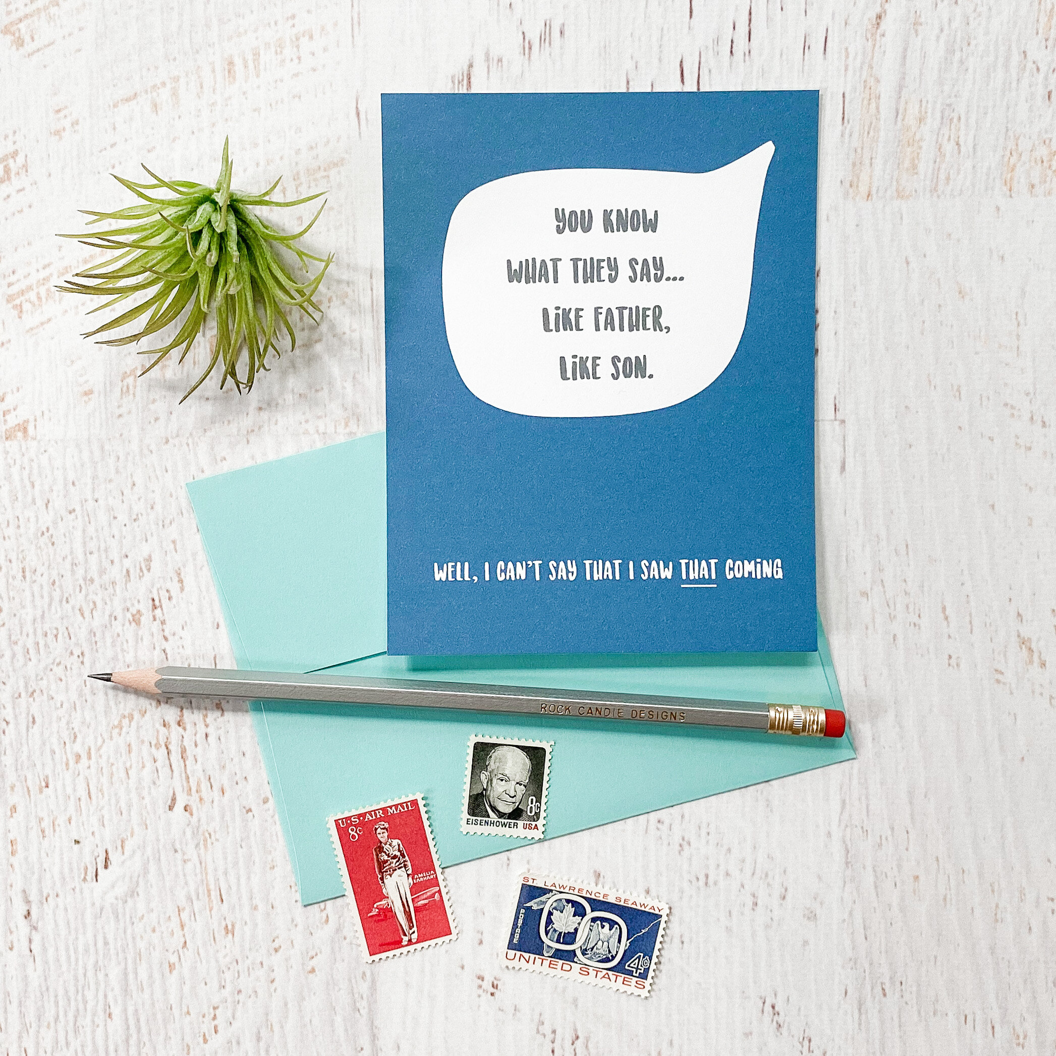 NEW LISTING: Like Father Like Son Father's Day Card