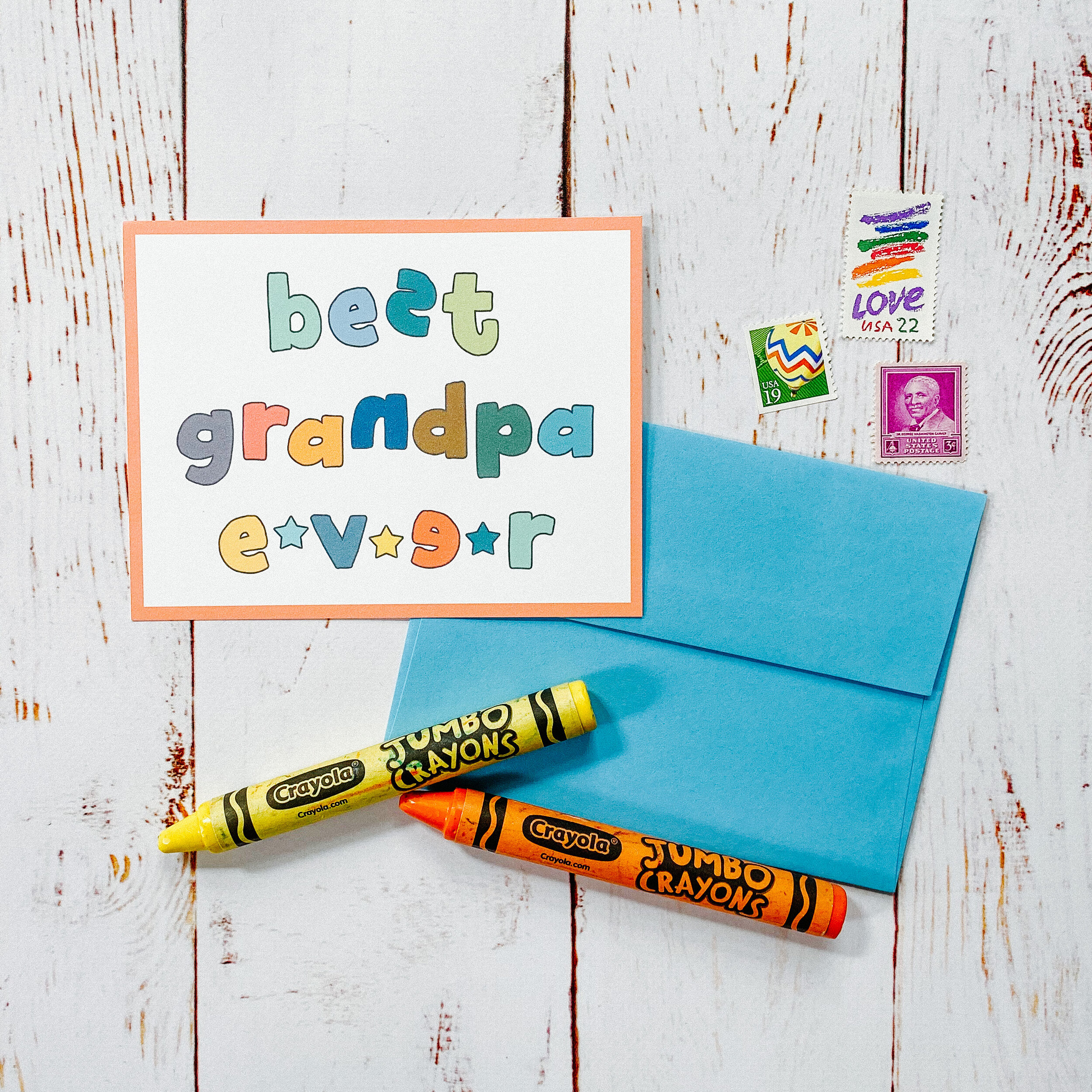NEW LISTING: Best Grandpa Ever Father's Day Card