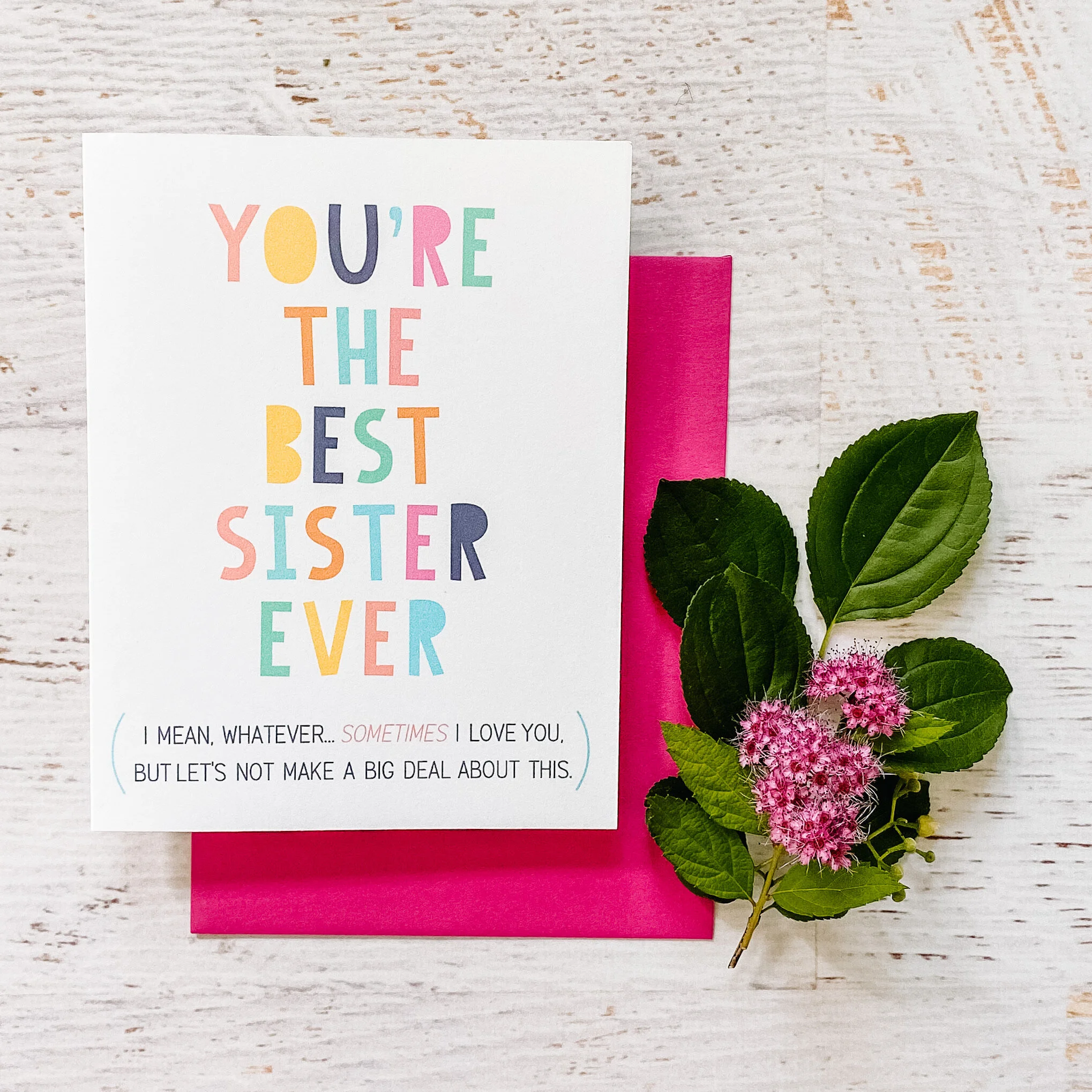 You're the Best Sister Ever Card