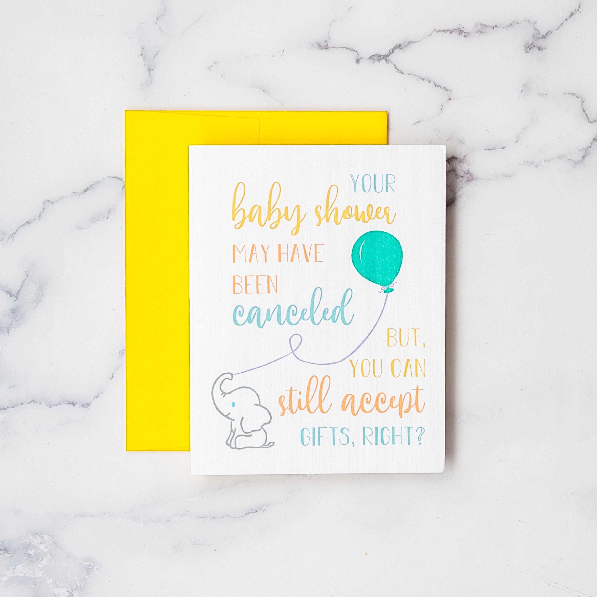 Your Baby Shower May Have Been Canceled | Cards for Baby and Expectant Parents