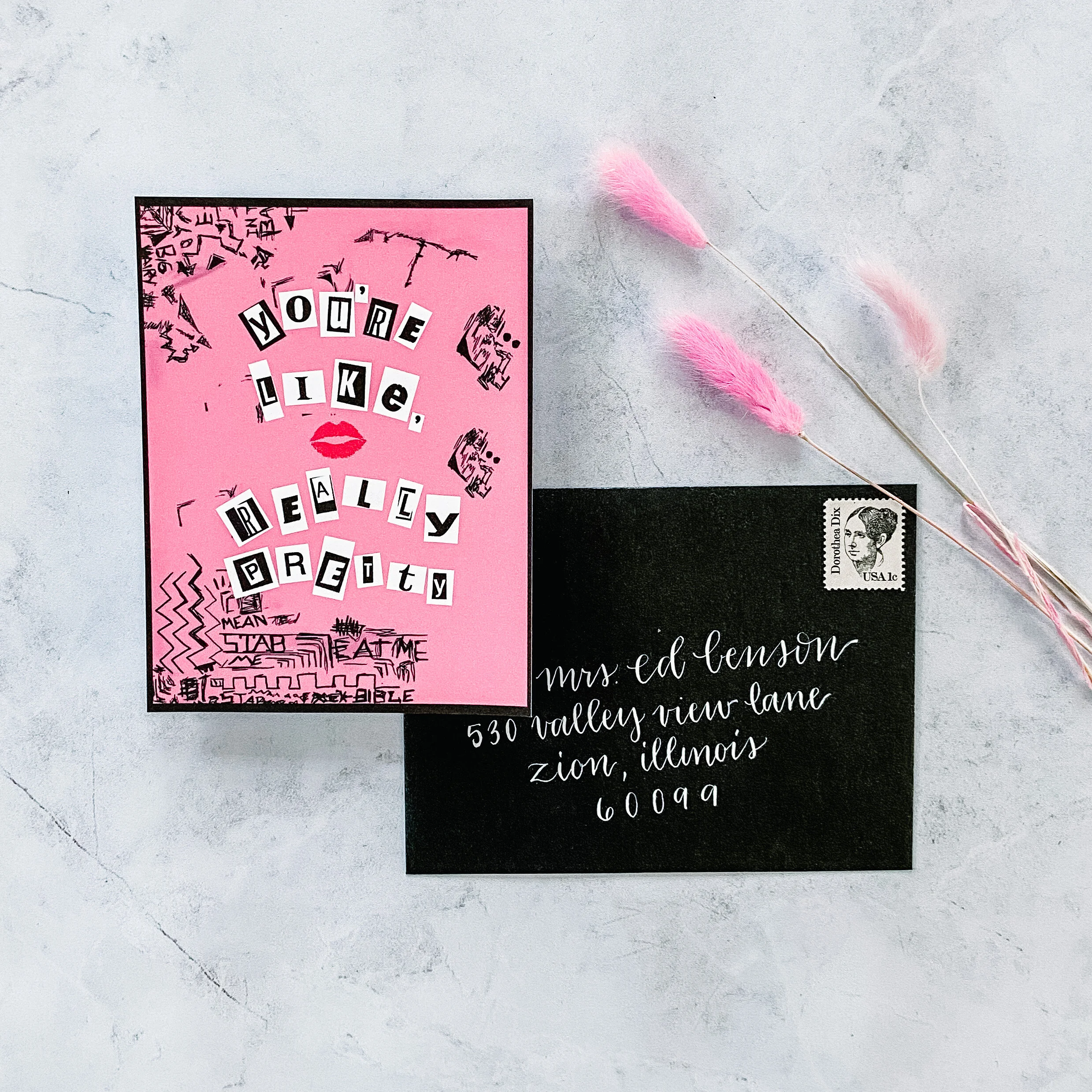 Galentine's Day Mean Girls Quote You're Like, Really Pretty Card