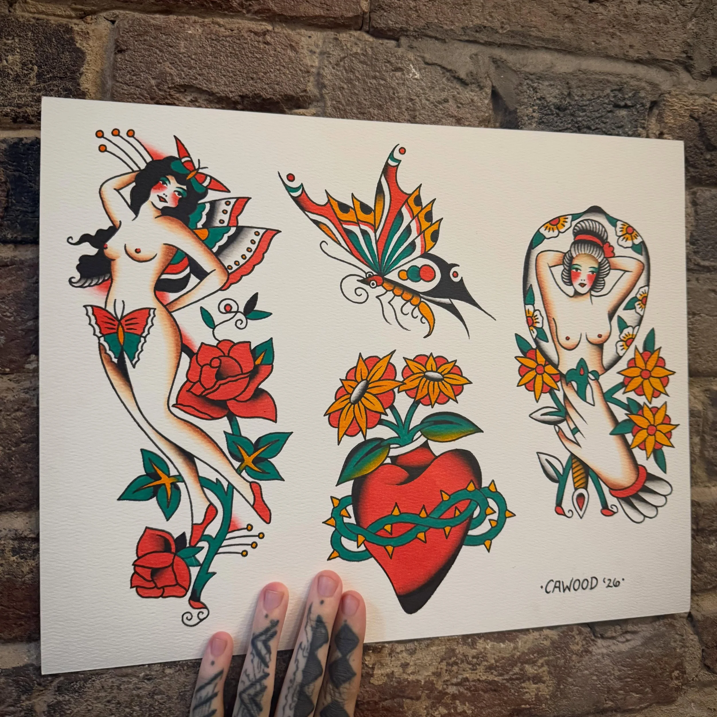 A sheet of bright and bold tattoos for your consideration. Booking now until forever. MESSAGE ME! 

#traditionaltattoo #blackrosetattoolex #downtownlexington