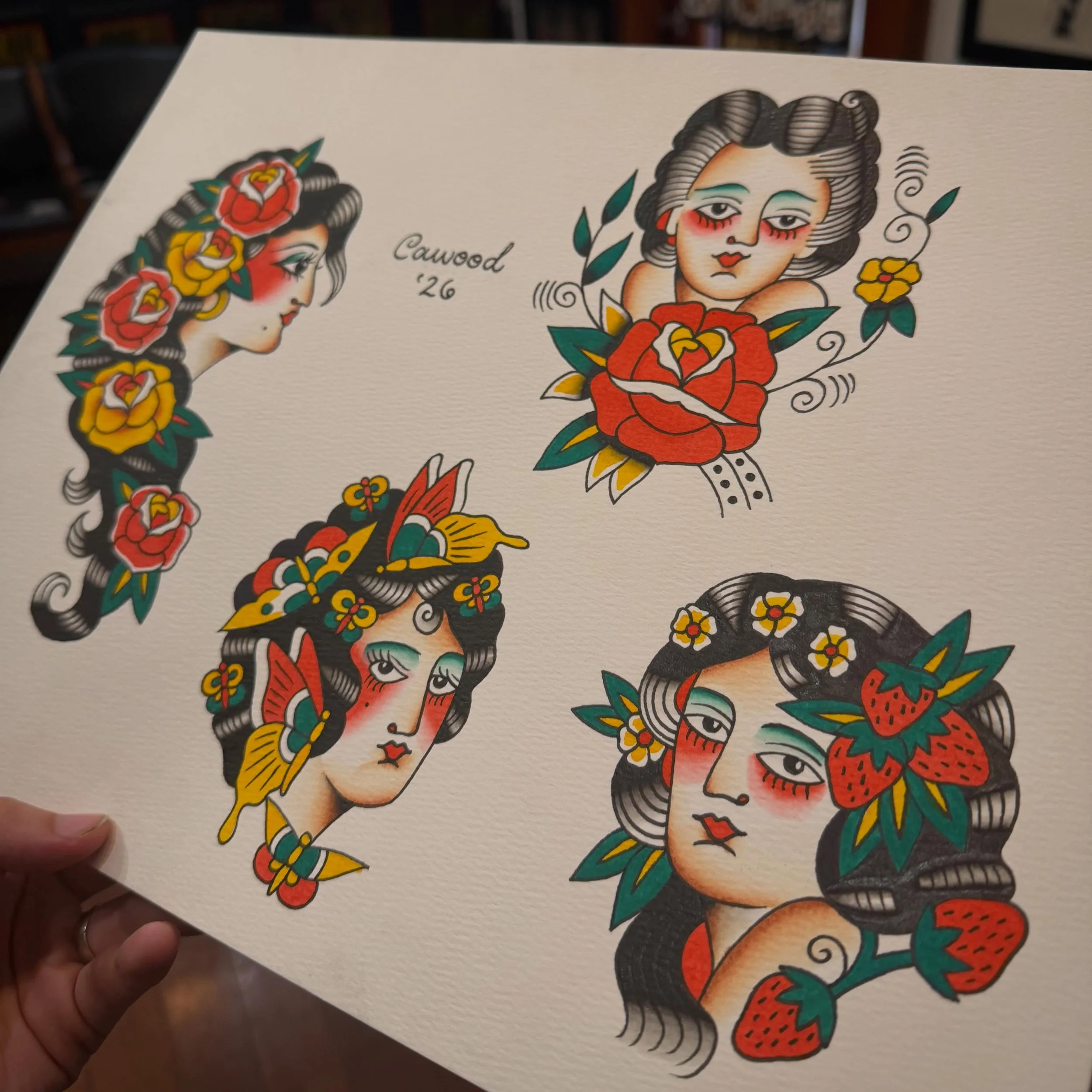 Some custom ladies available to be tattooed! Message me! 

@blackrosetattooky 

#traditionaltattoo #blackrosetattoolex #lexingtonky