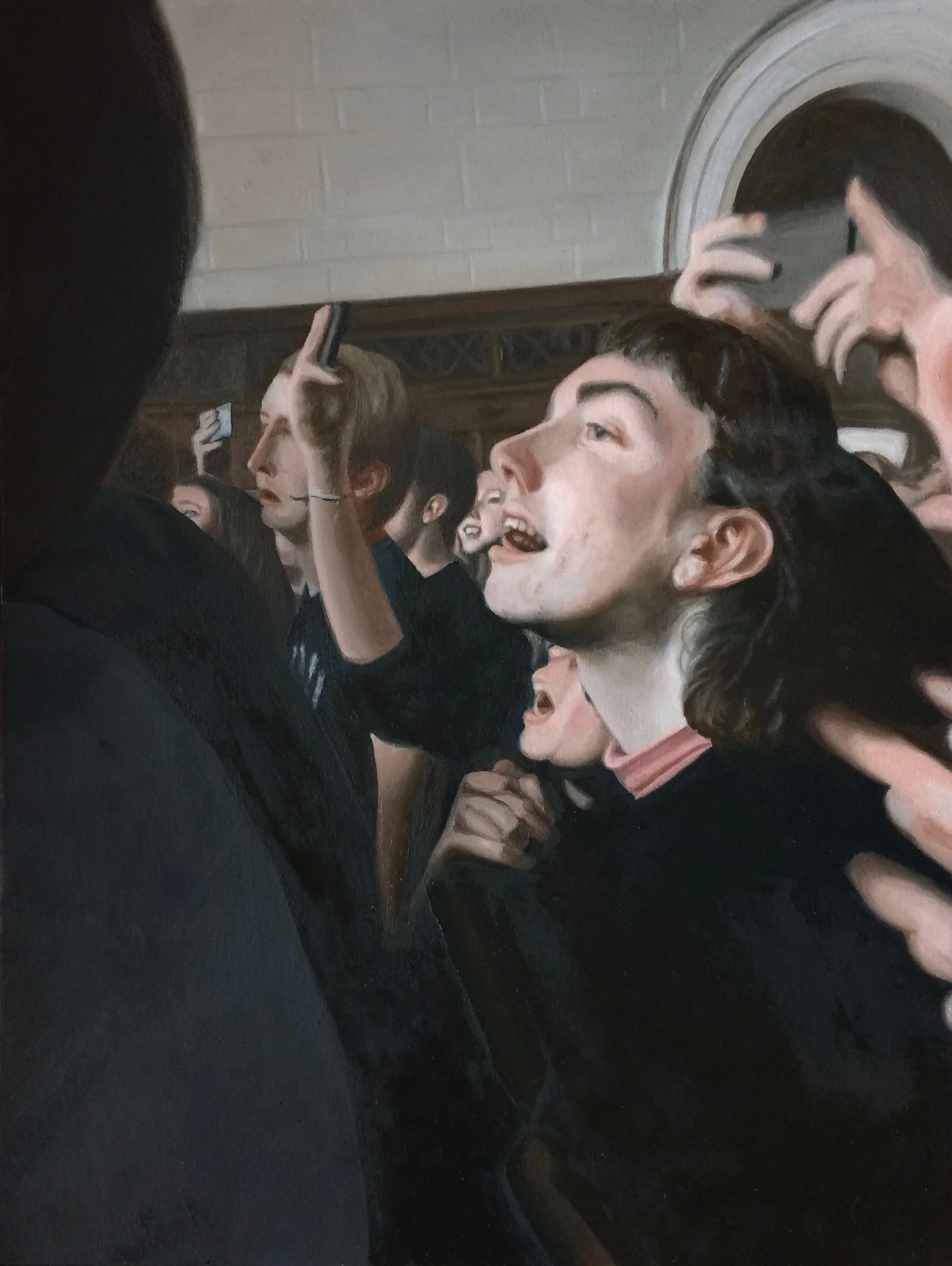 21/11/15 / change in pressure (2019), oil on wood, 300 x 400 mm