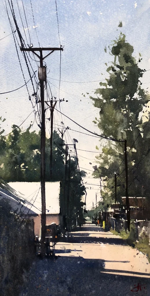 Sunlit Alley - SOLD