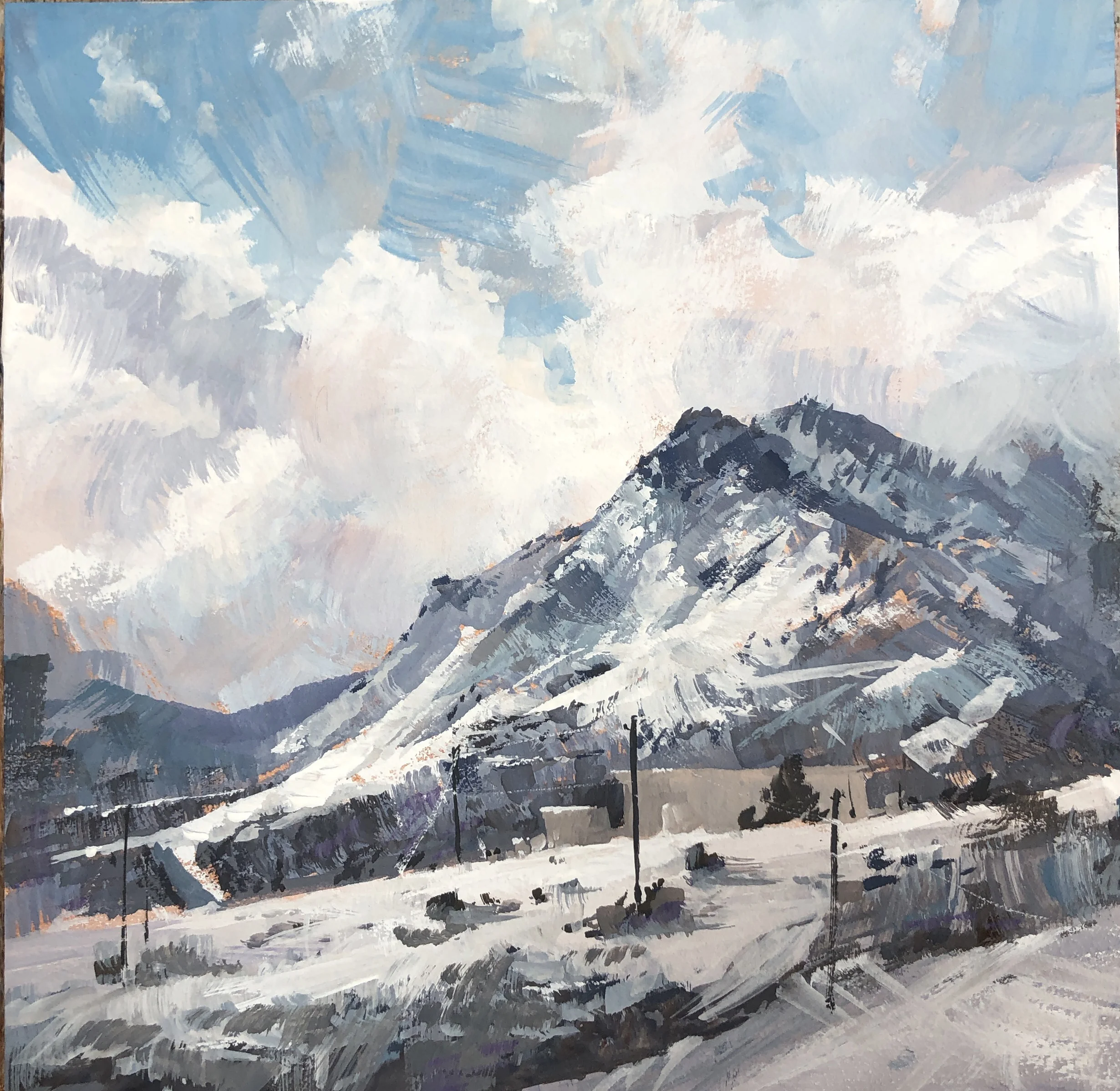 Snowy Skies - Available