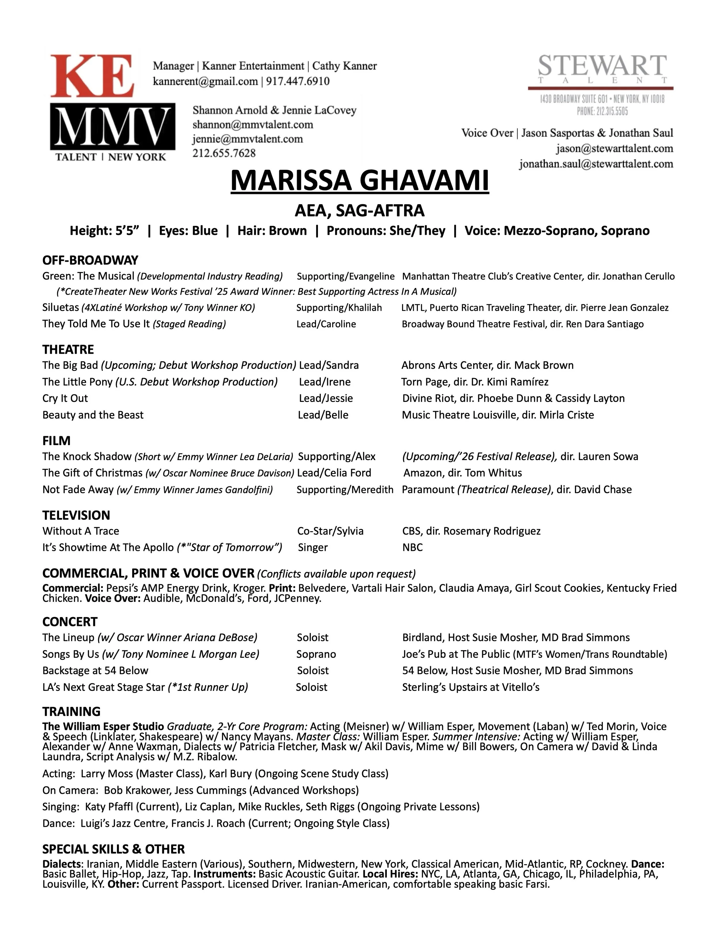 Marissa Ghavami Resume