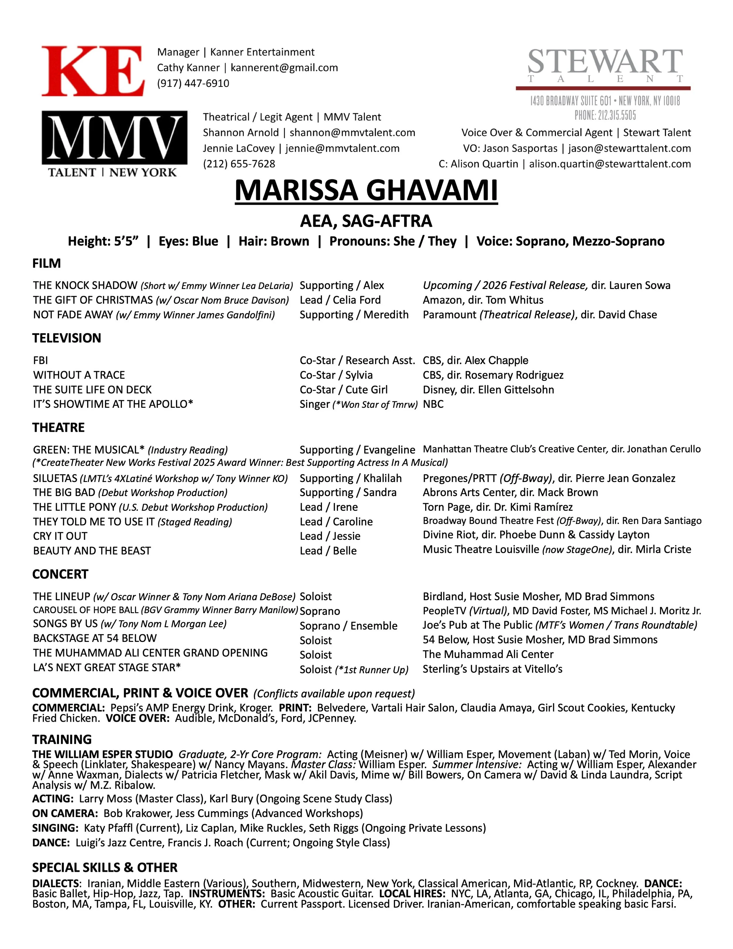 Marissa Ghavami Resume