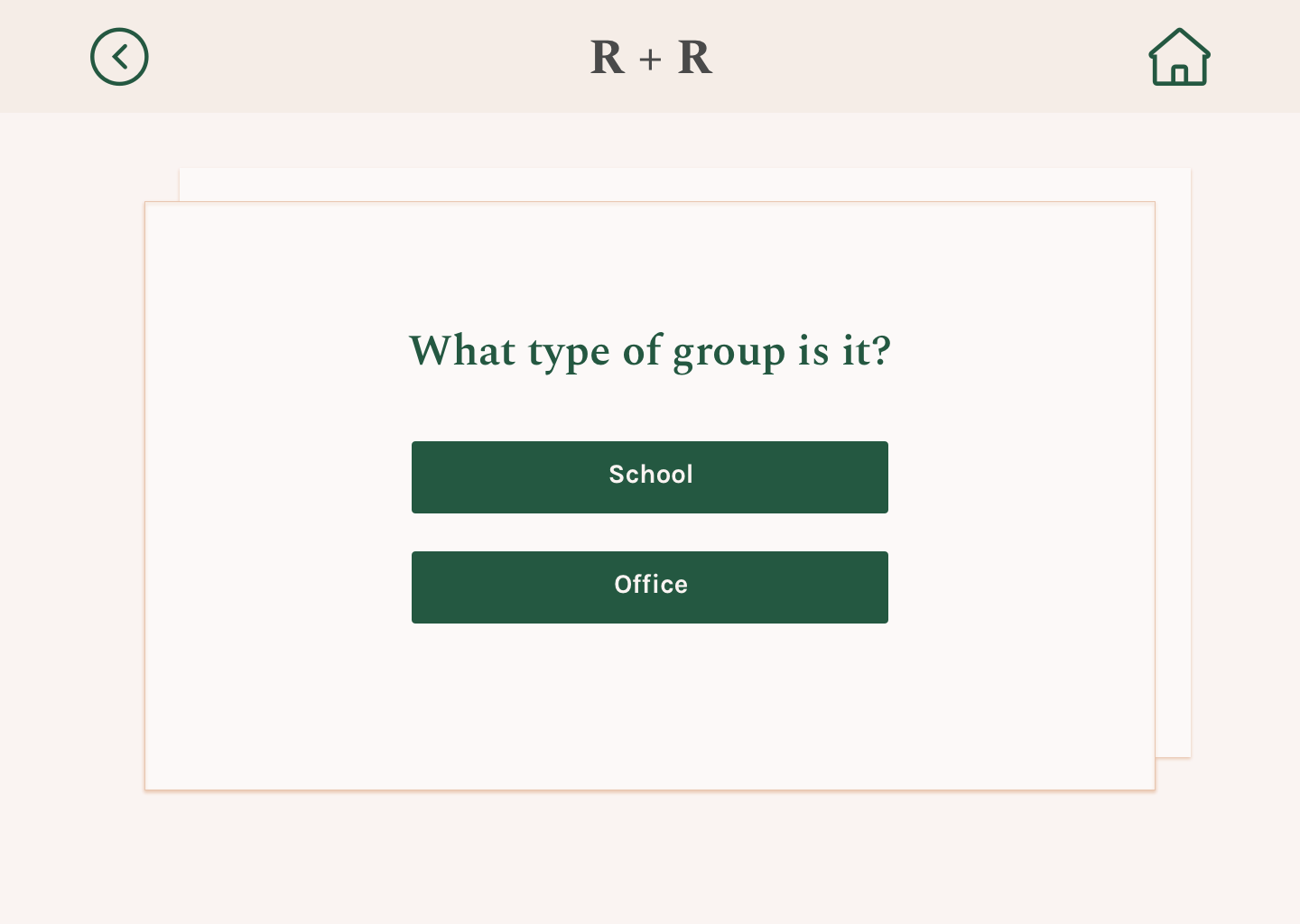 Add Group / Type