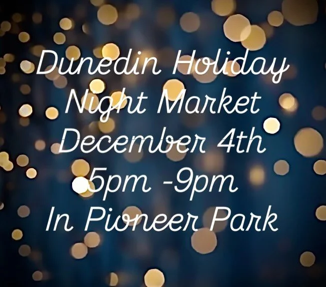 Come join us in beautiful downtown Dunedin for this special night market. It will be a great opportunity to find gifts for everyone on your list! @dunedindowntownmarket