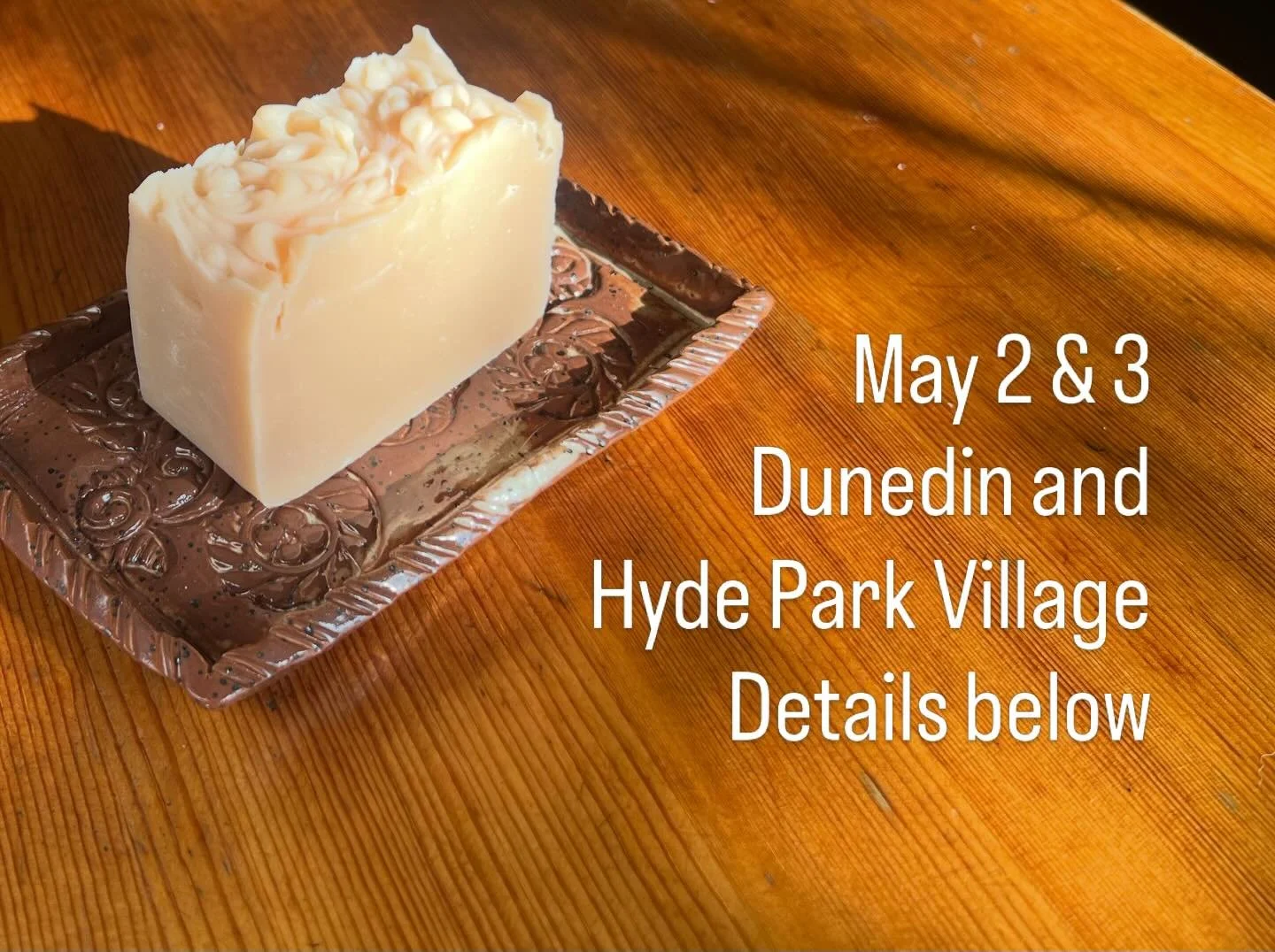 SATURDAY MAY 2nd
Downtown Dunedin in Pioneer Park 9 to 2
SUNDAY MAY 3rd 
Hyde Park Village in South Tampa 10 to 3
@dunedindowntownmarket @hydeparkvillage