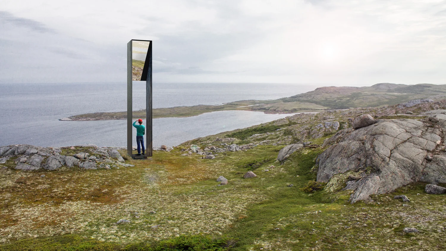 MONUMENT These monuments, made of steel and painted black, evoke plumes of dark smoke which would have wafted from the tryworks where whale blubber was rendered into lamp oil. The monuments also echo the dark oily skin of the right and bowhead whale.