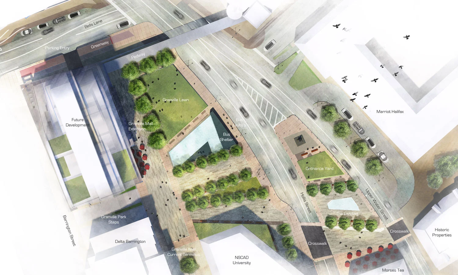 Granville Square and the Ordnance Yard