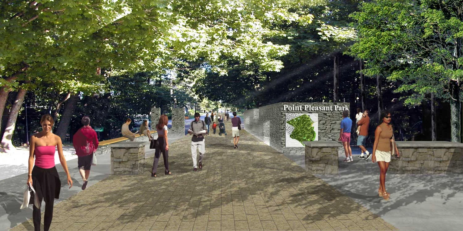 PROPOSED IMPROVEMENTS Revamped Upper Parking lot to Cambridge Drive and new signage.