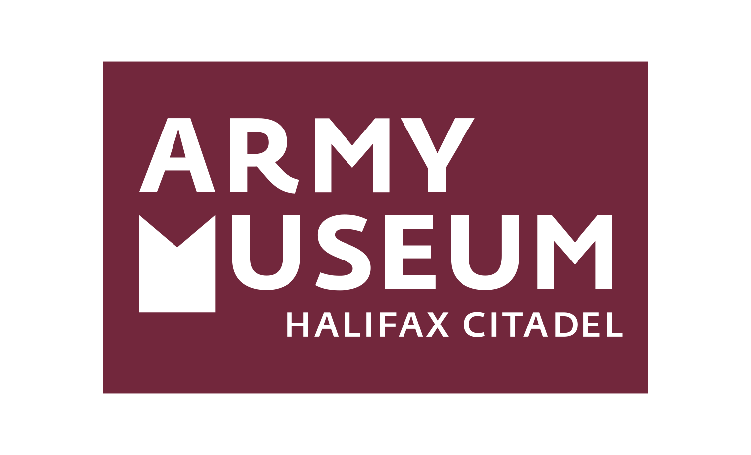 ARMY MUSEUM HALIFAX CITADEL LOGO The visual identity and implementation for the Army Museum Halifax Citadel references the 5th Canadian Division’s two-inch-by-three regimental wool shoulder-patch.