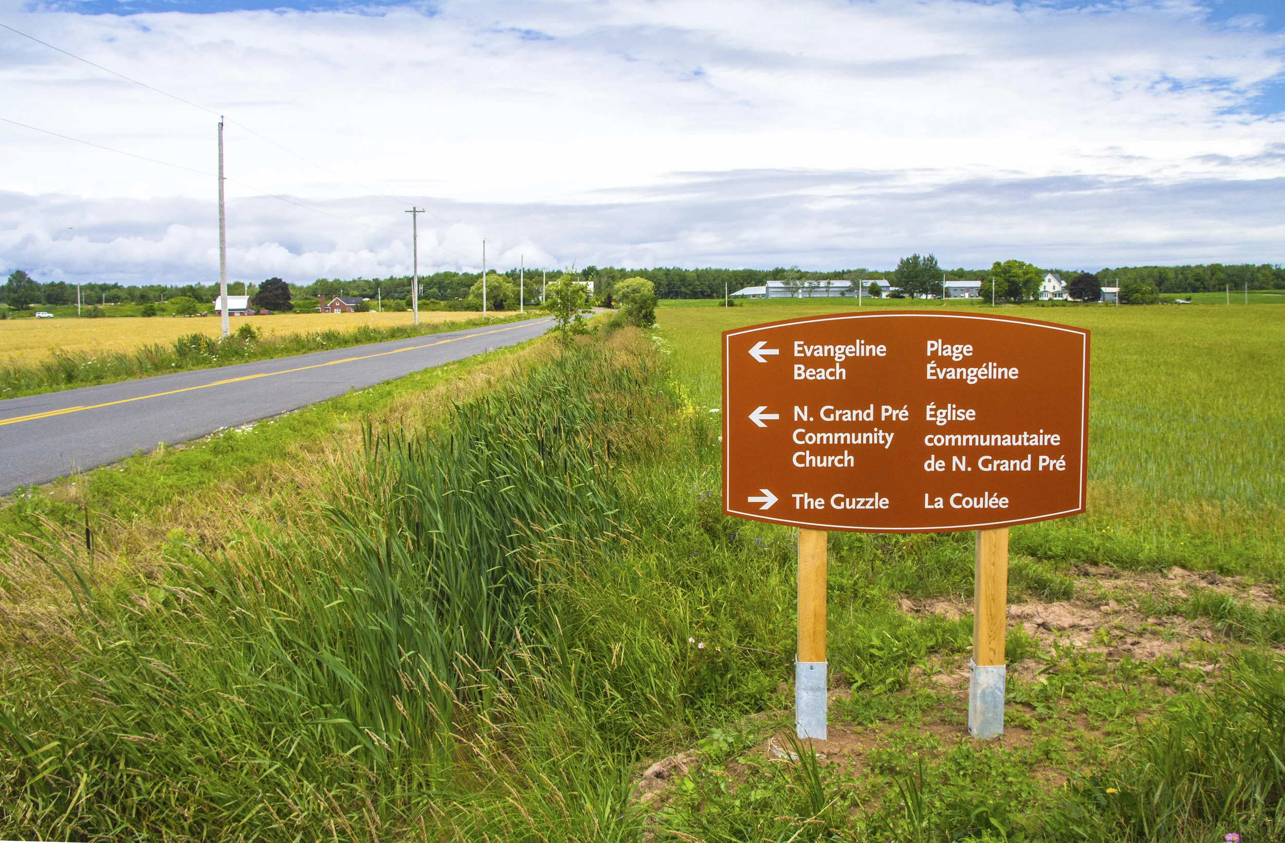 The Landscape of Grand Pré Installation complete 