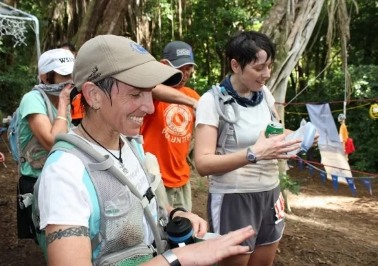 Enjoying some ice-cold ginger ale at Nu'uanu. SO much fun! Photo by Andrea Stout.
