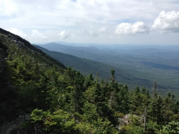 Looking south near the summit (at this point, Mansfield's summit is to the left and behind me.)