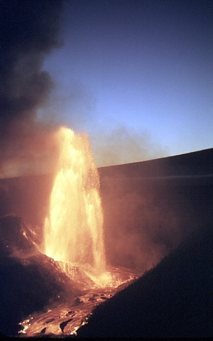 Kilauea Iki in 1959. Photo by the National Park Service.