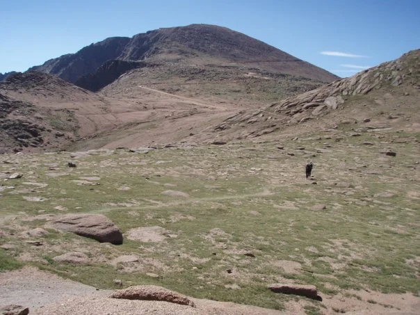 Much of the rest of the ascent takes you through rocky tundra like this spot. Follow the cairns!