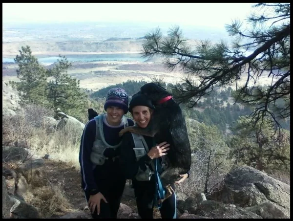 Ashley, Sarah & Roo, on our last long run before the HURT 100!
