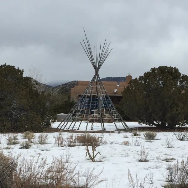A neighborhood tipi.