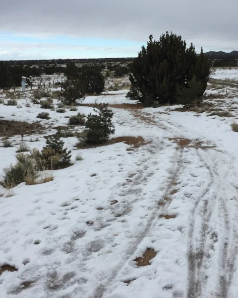 Not far from Santa Fe, but still feels remote & wild.