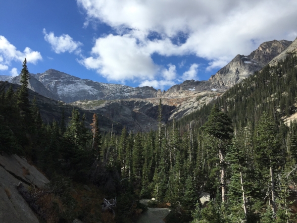 A major change in the weather! Welcome to the mountains.