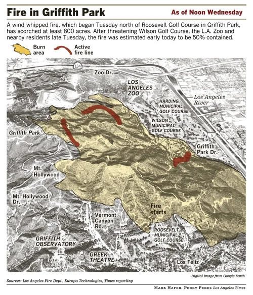 Click on the map for a clearer view of this LA Times-generated graphic. Illustration by Mark Hafer & Perry Perez.