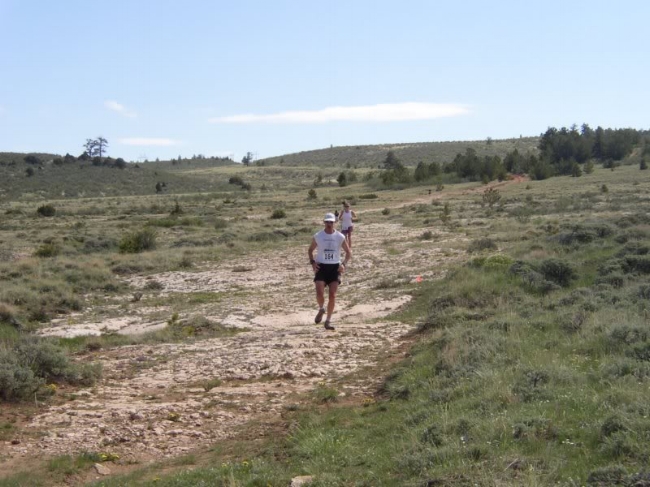 Jonathon Zeif descending back into the middle aid station.