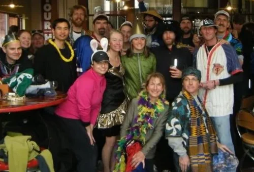 The group starts at New Belgium.