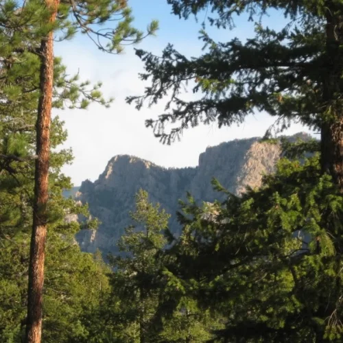 A view looking across the Big Thompson Canyon.