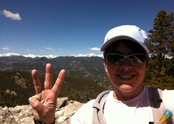 At last: Summit #3 (and much fatter fingers than on the first time up!)