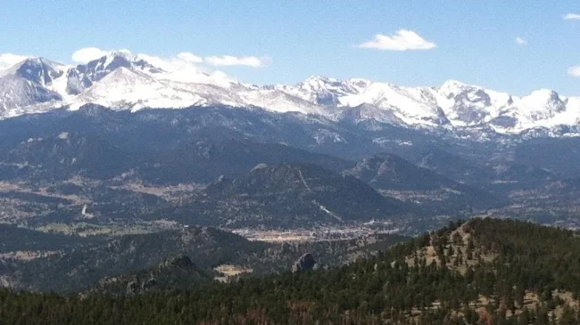 Drinking in the awesome view one last time before descending.