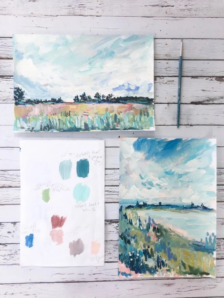 Some of my daily paintings